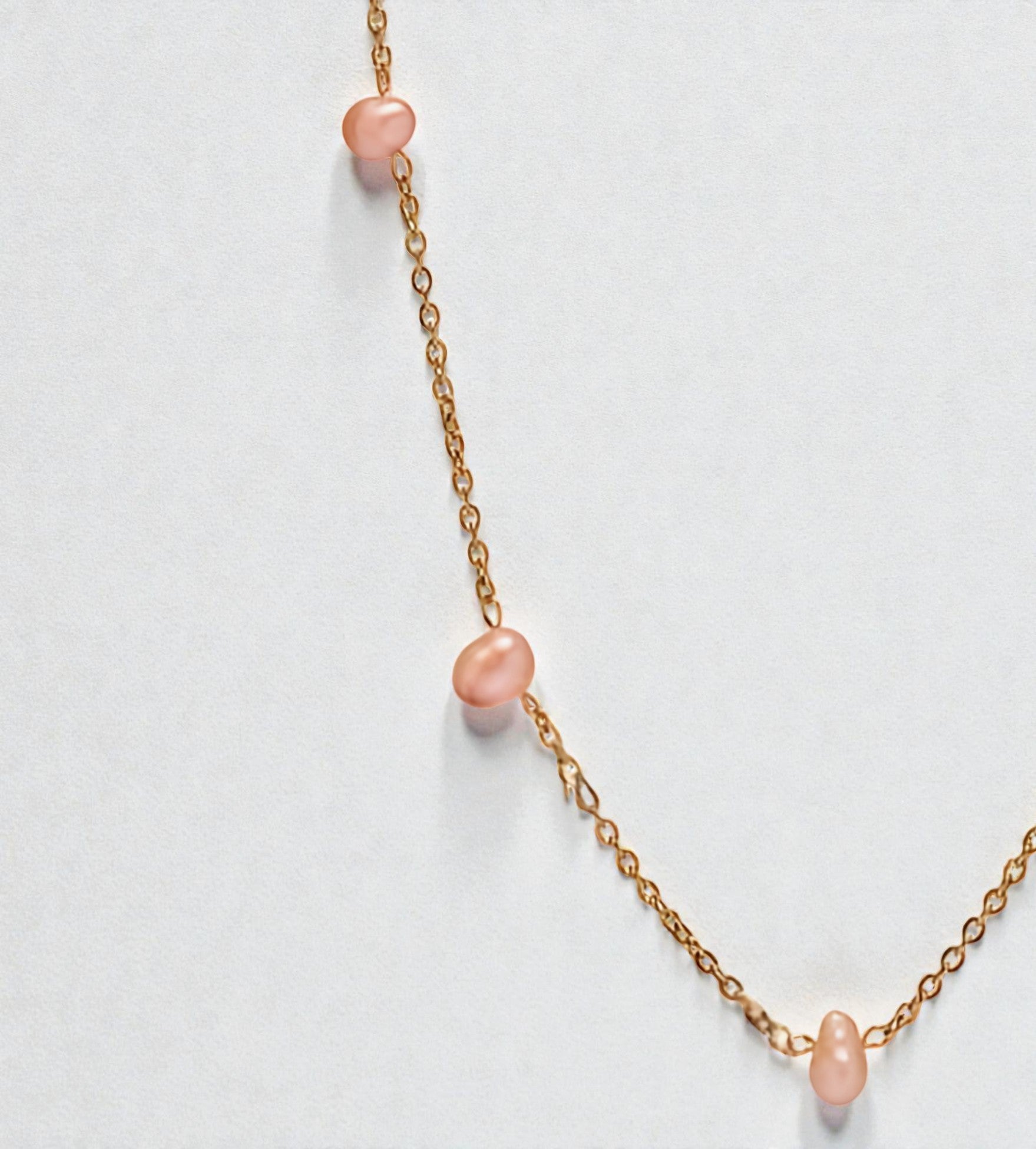 Collier de Perles Roses