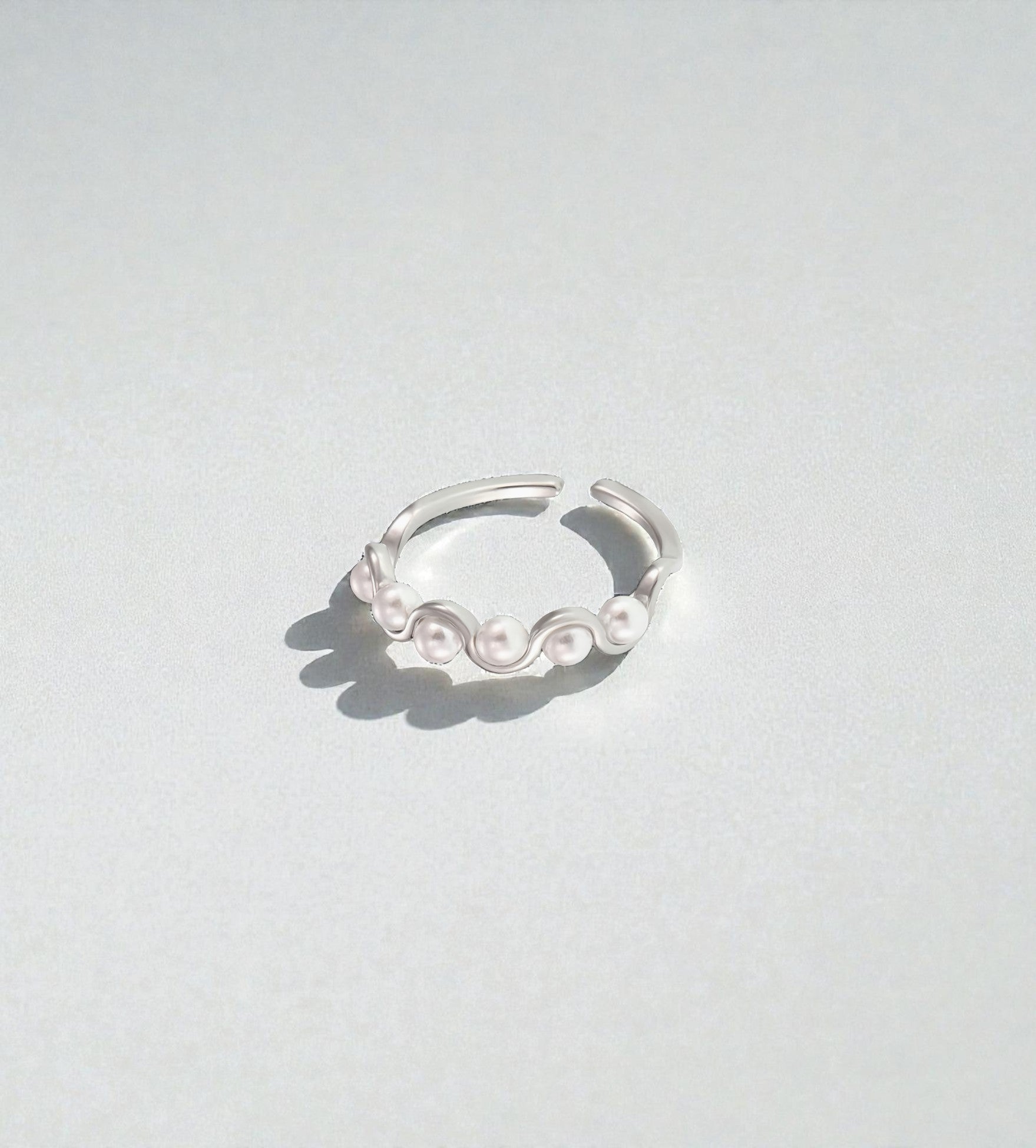 Bague Pearl Vibes – Argent