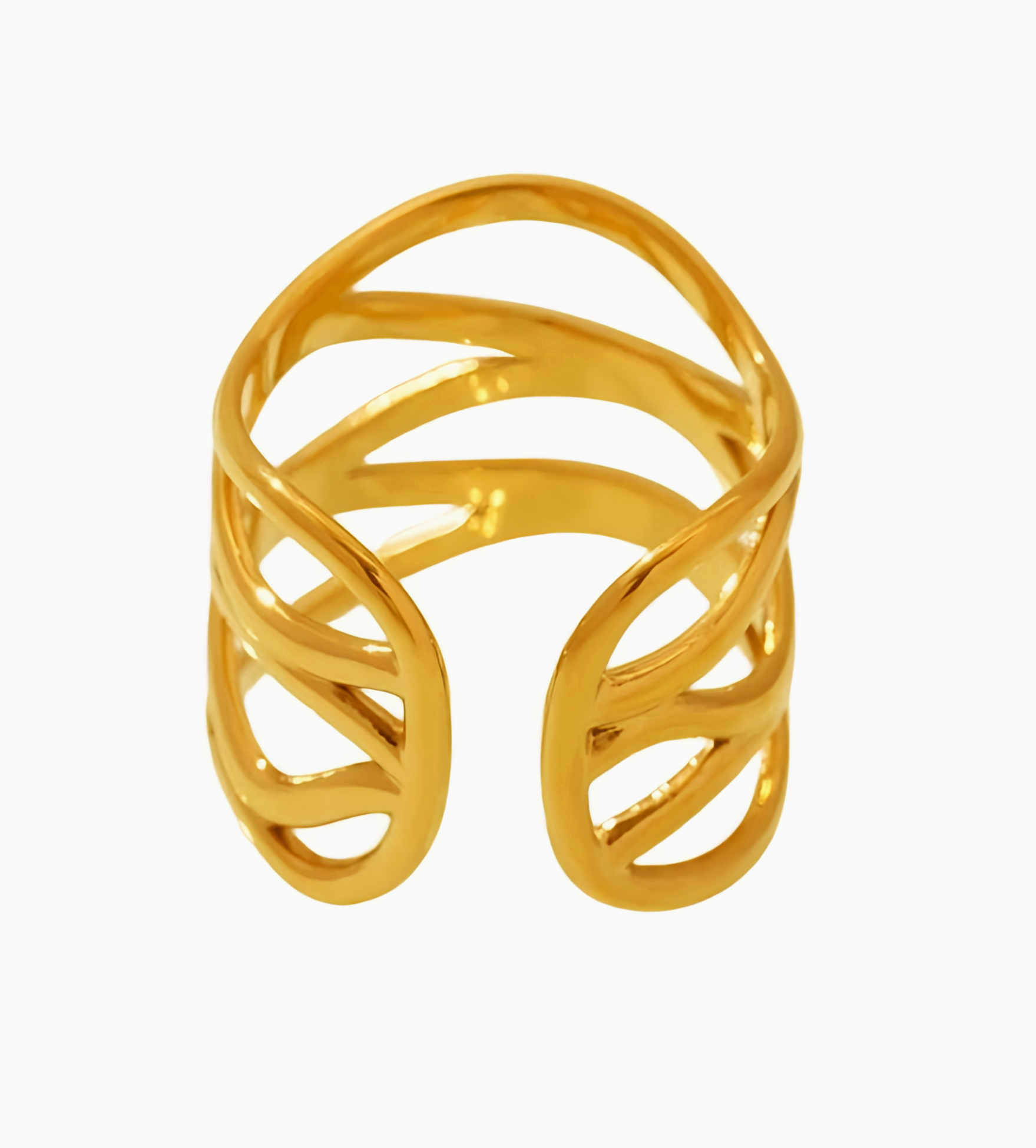 Bague Golden Waves