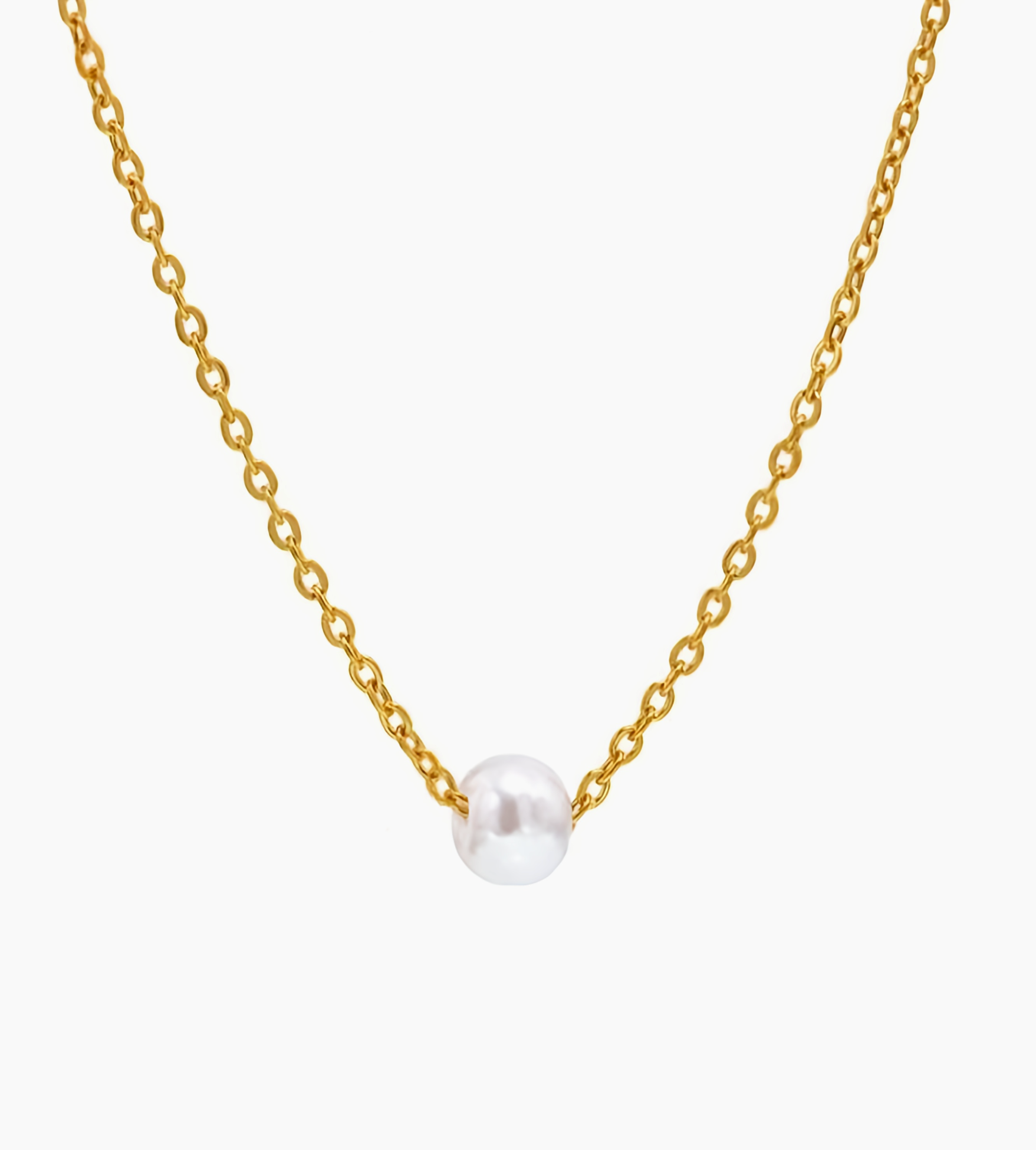 Collier Silver Rebel en Perle