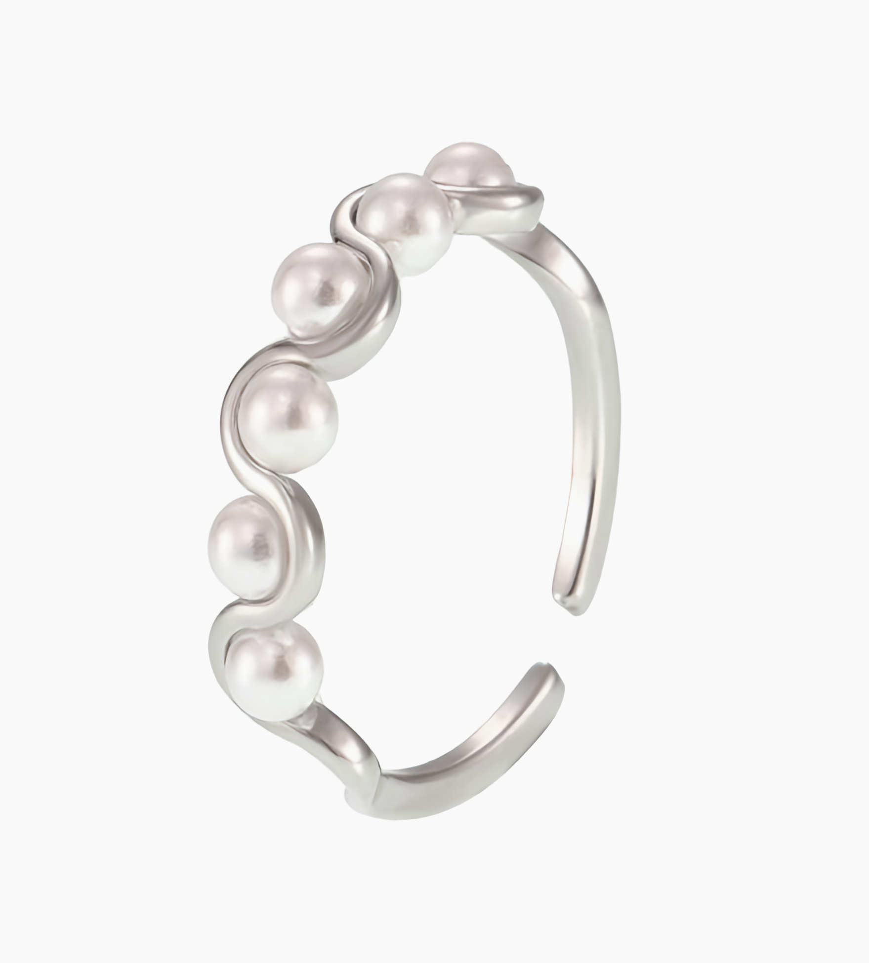 Bague Pearl Vibes – Argent