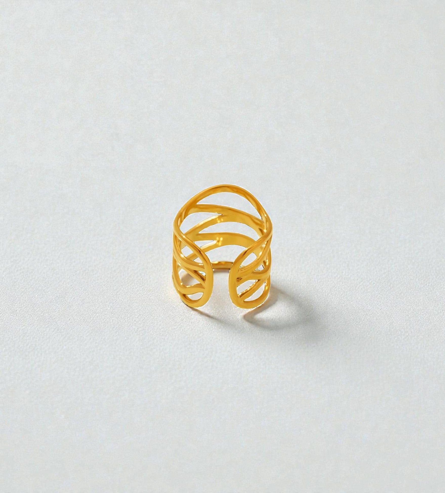 Bague Golden Waves