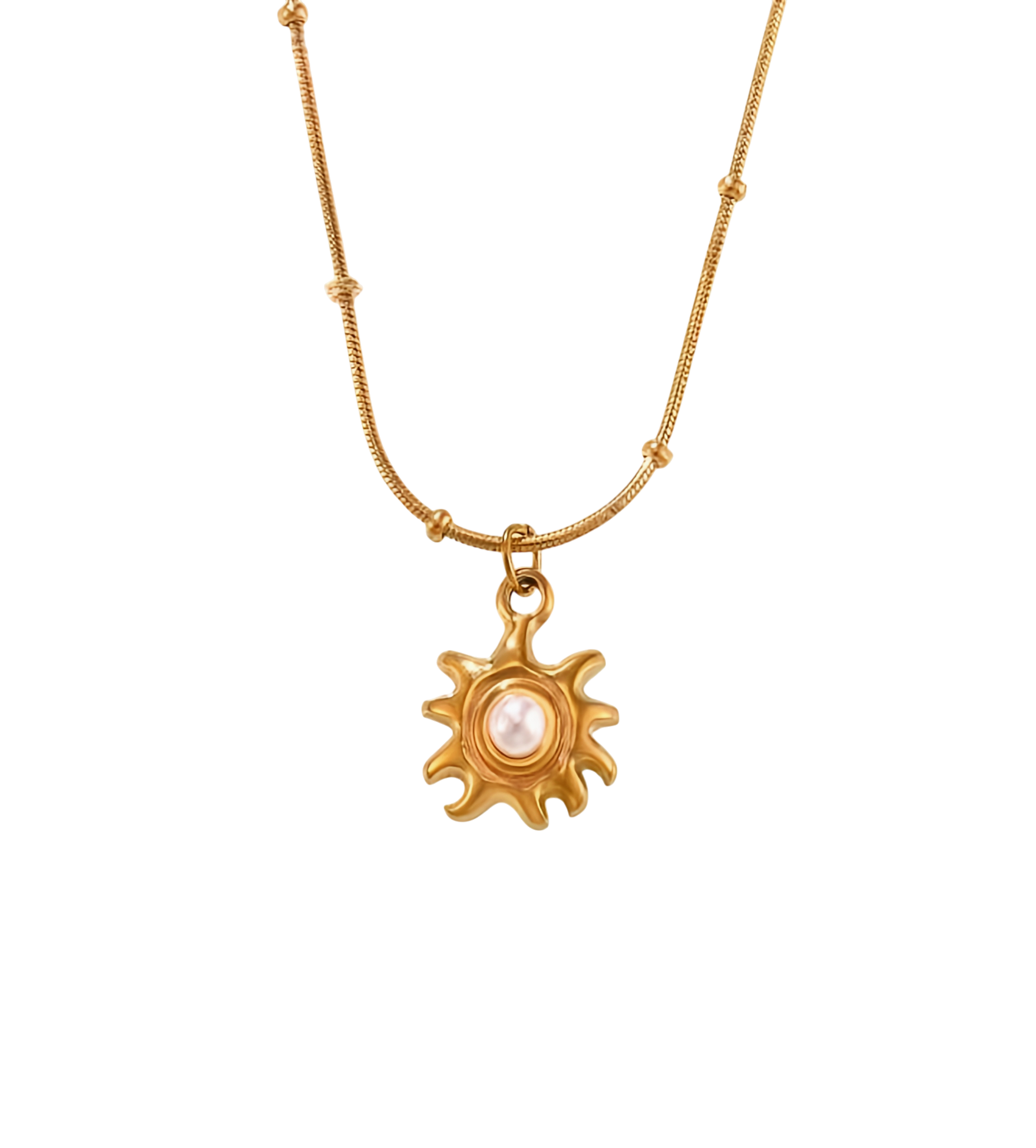 Collier Soleil Doré